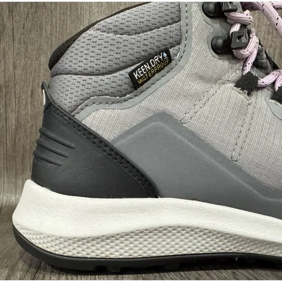 Keen Tempo Flex Boots Women's Size 6.5 Gray Synthetic Casual Hiking WP Shoes - Picture 7 of 16